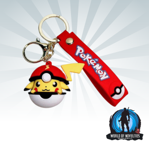 Pikachu in Poké Ball Keychain