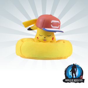 Sleeping Pikachu on a Pillow