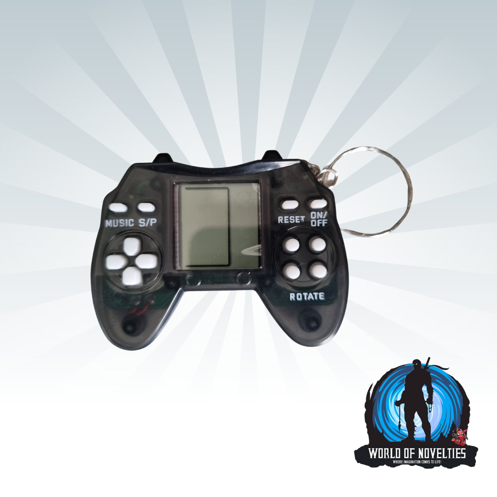 Retro 8 bit Keychain